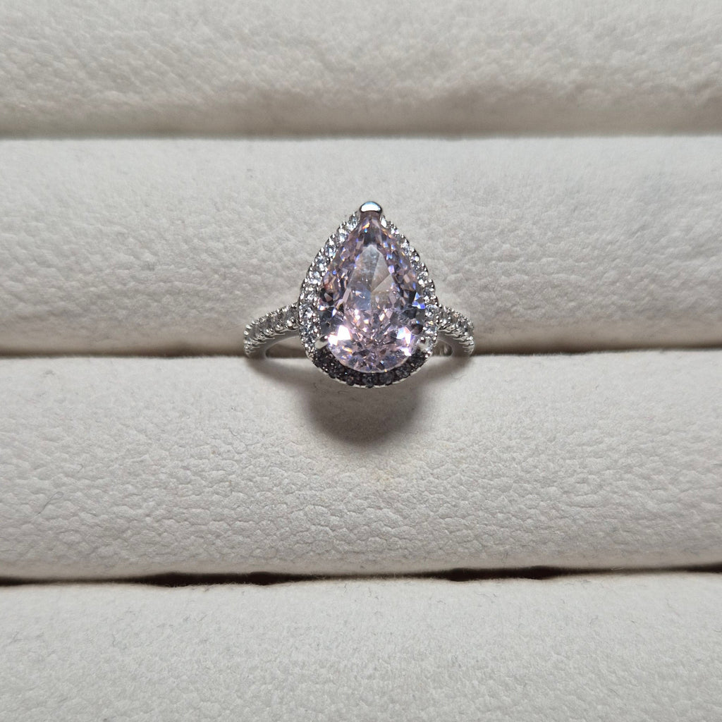 Pink drop ring