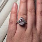 Pink drop ring