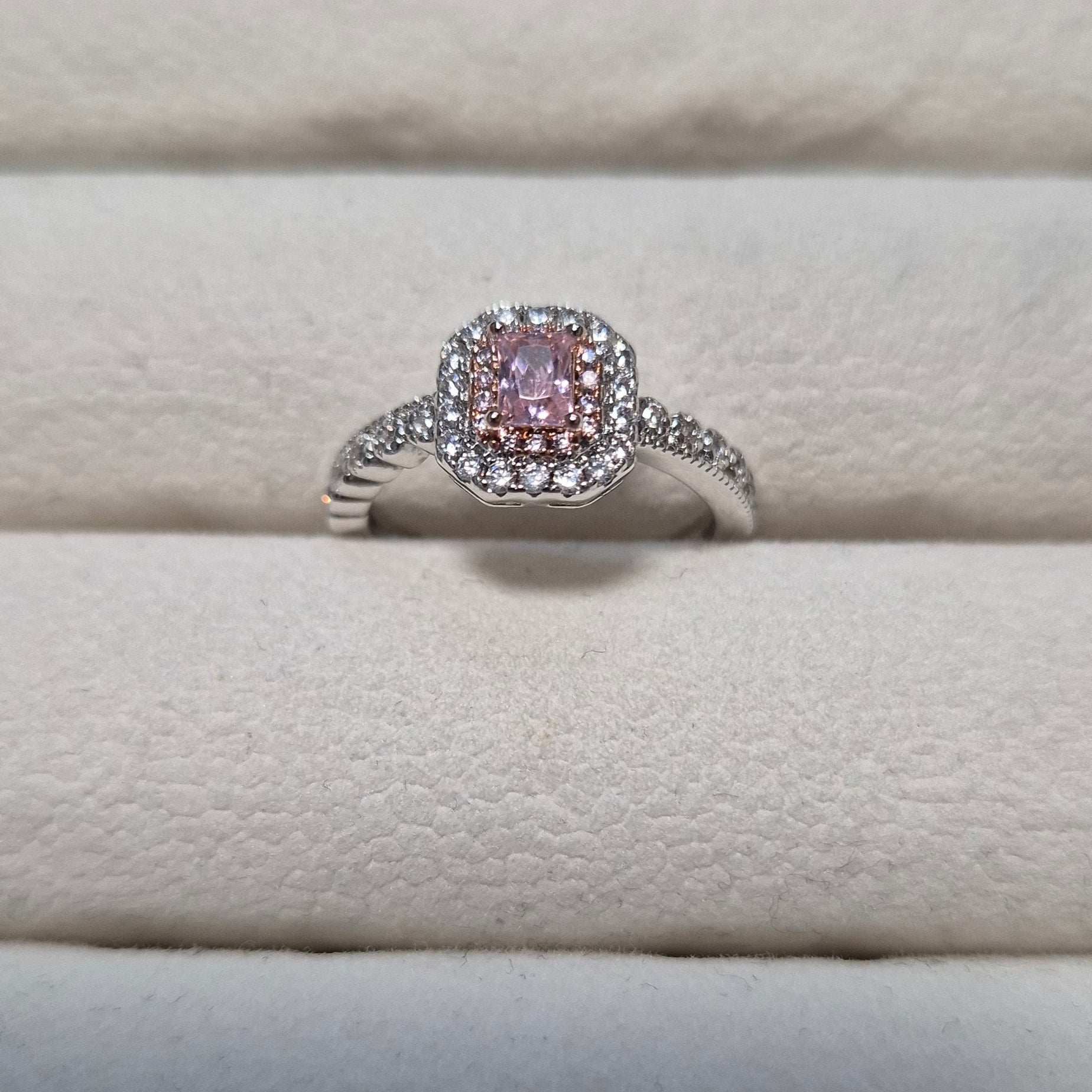 Pink square ring