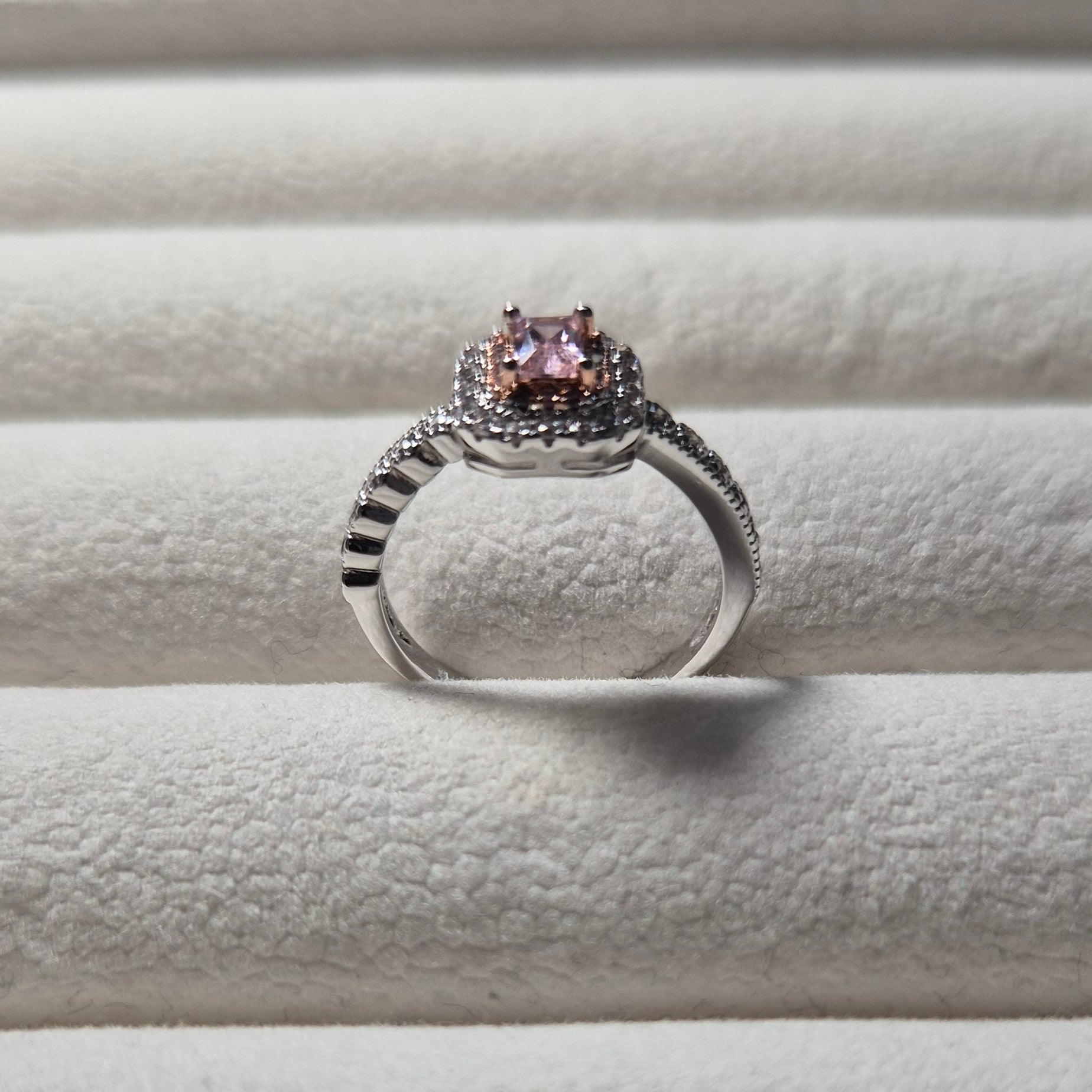 Pink square ring