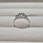 Triple stone ring