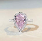 Pink drop ring