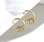 Ring huggie earring